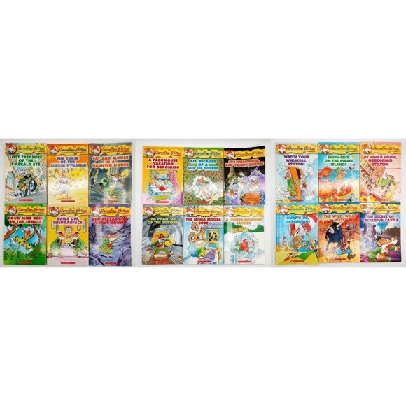 Geronimo Stilton Children's Chapter Paperback Books Lot of 18 - Picture 1 of 7